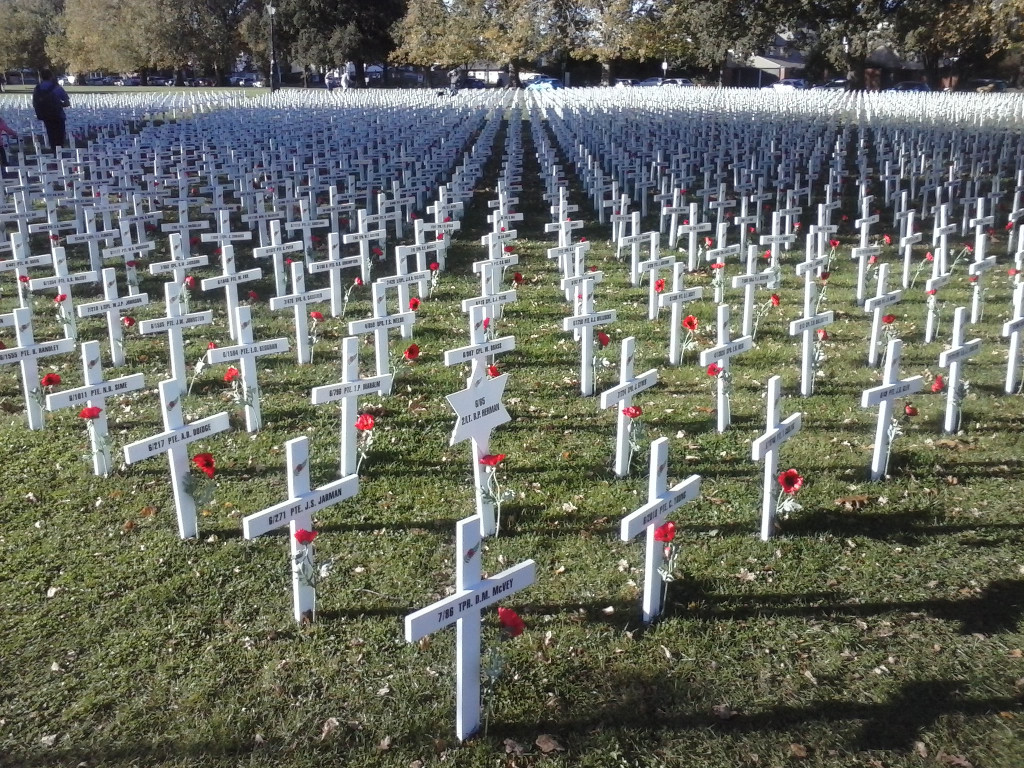 Canterbury fallen, Great War, 25 April 2018 memorial